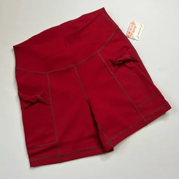 Free People Red Wave Rider Short - Picture 3 of 4